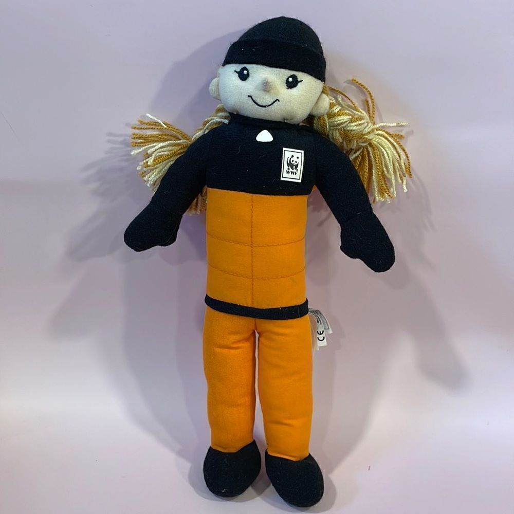Wildlife Artists Female Girl Polar Bear Researcher Doll 12 inch Plush Excellent…